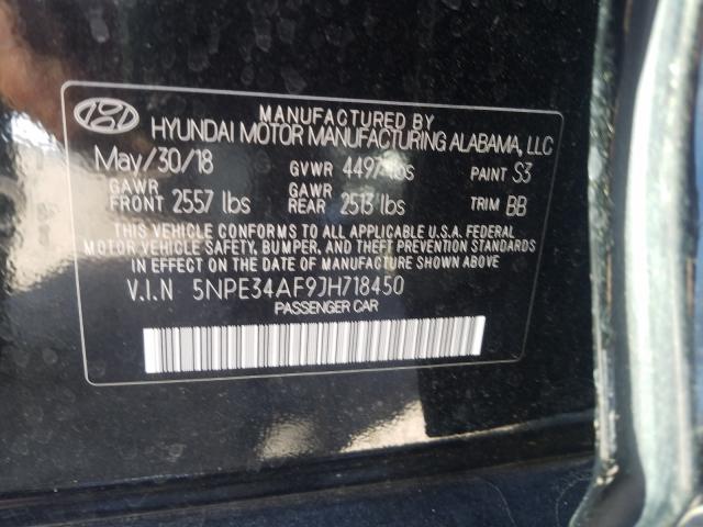 Photo 9 VIN: 5NPE34AF9JH718450 - HYUNDAI SONATA 