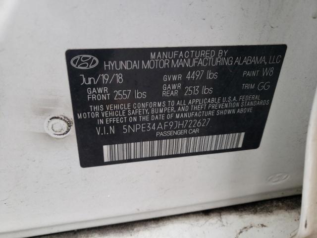 Photo 11 VIN: 5NPE34AF9JH722627 - HYUNDAI SONATA SPO 