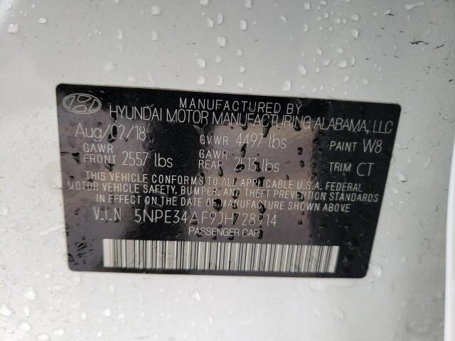 Photo 11 VIN: 5NPE34AF9JH728914 - HYUNDAI SONATA SPO 