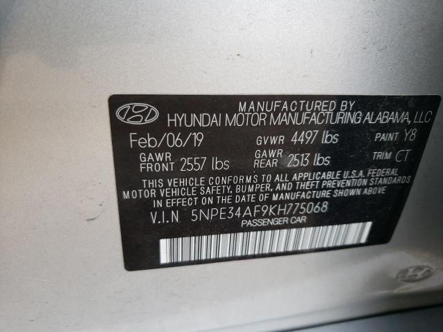 Photo 9 VIN: 5NPE34AF9KH775068 - HYUNDAI SONATA LIM 