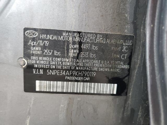 Photo 11 VIN: 5NPE34AF9KH790119 - HYUNDAI SONATA LIM 