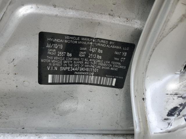 Photo 11 VIN: 5NPE34AF9KH811101 - HYUNDAI SONATA LIM 