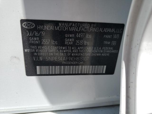 Photo 11 VIN: 5NPE34AF9KH813107 - HYUNDAI SONATA 