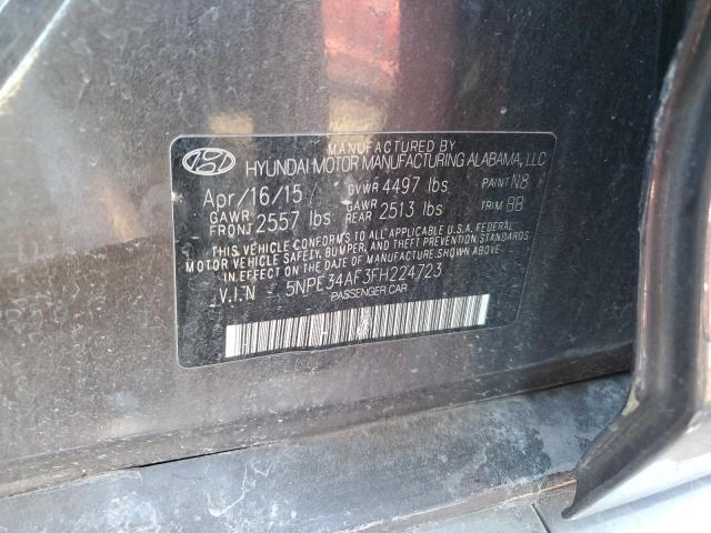 Photo 11 VIN: 5NPE34AFWFH224723 - HYUNDAI SONATA SPO 