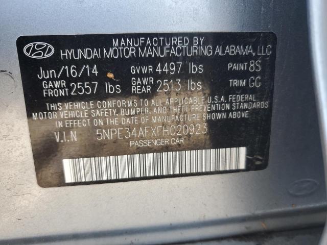 Photo 11 VIN: 5NPE34AFXFH020923 - HYUNDAI SONATA SPO 