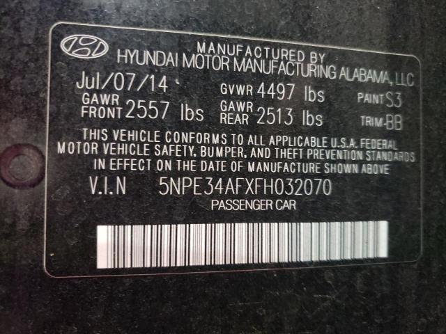 Photo 9 VIN: 5NPE34AFXFH032070 - HYUNDAI SONATA SPO 