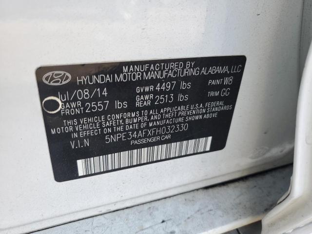 Photo 11 VIN: 5NPE34AFXFH032330 - HYUNDAI SONATA 