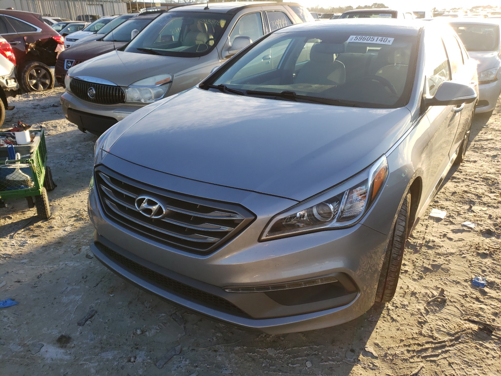 Photo 1 VIN: 5NPE34AFXFH034904 - HYUNDAI SONATA SPO 