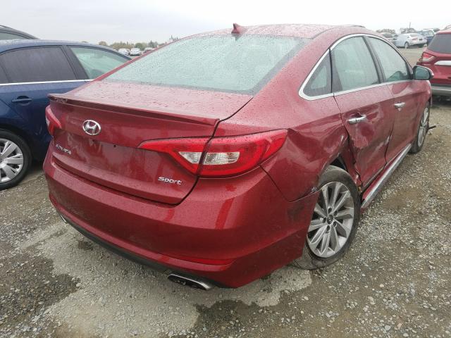 Photo 3 VIN: 5NPE34AFXFH045689 - HYUNDAI SONATA SPO 