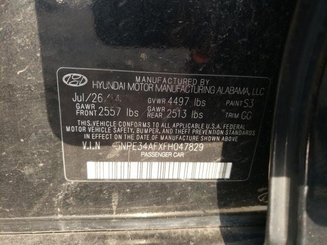 Photo 9 VIN: 5NPE34AFXFH047829 - HYUNDAI SONATA SPO 