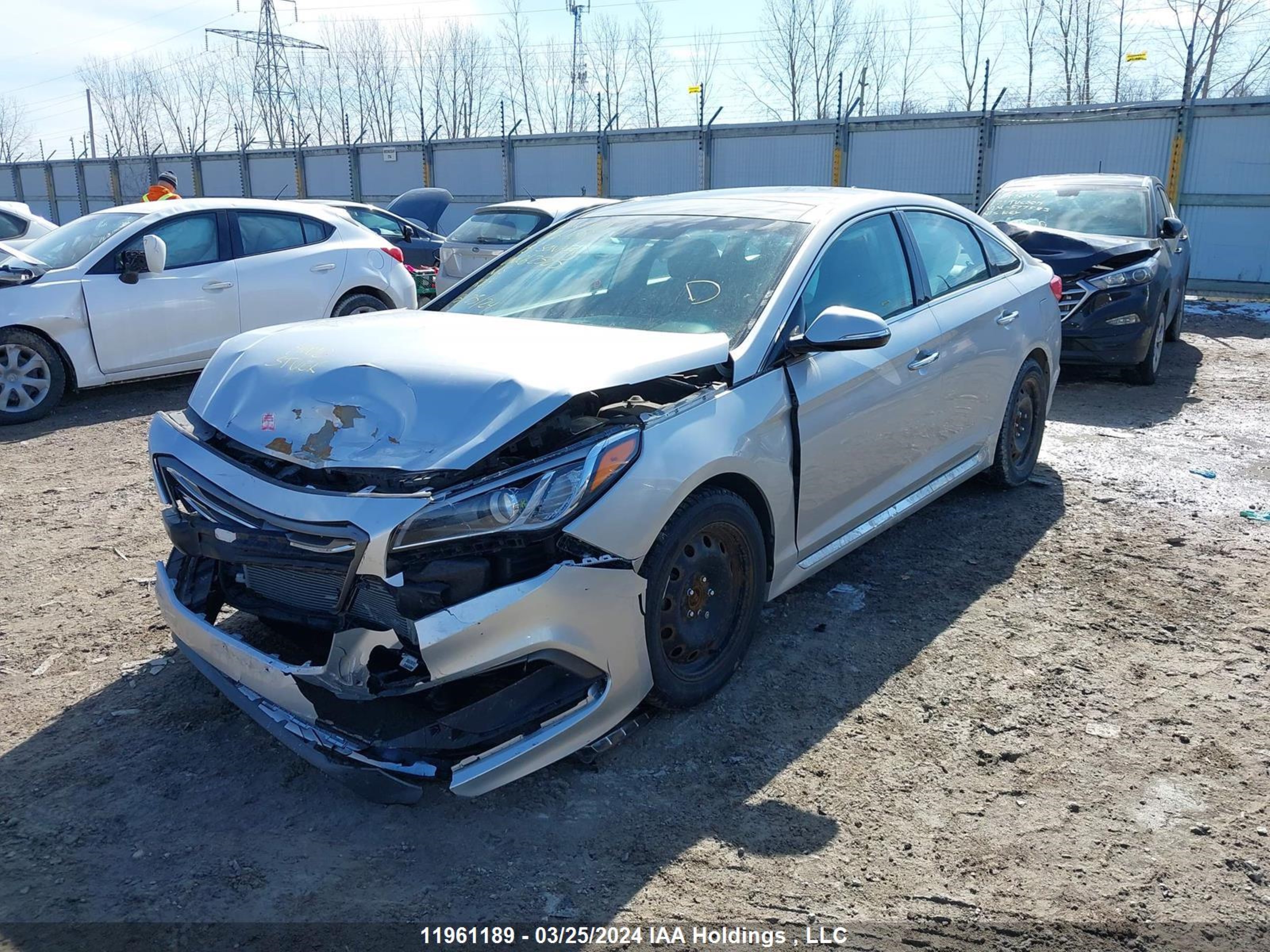 Photo 1 VIN: 5NPE34AFXFH062525 - HYUNDAI SONATA 