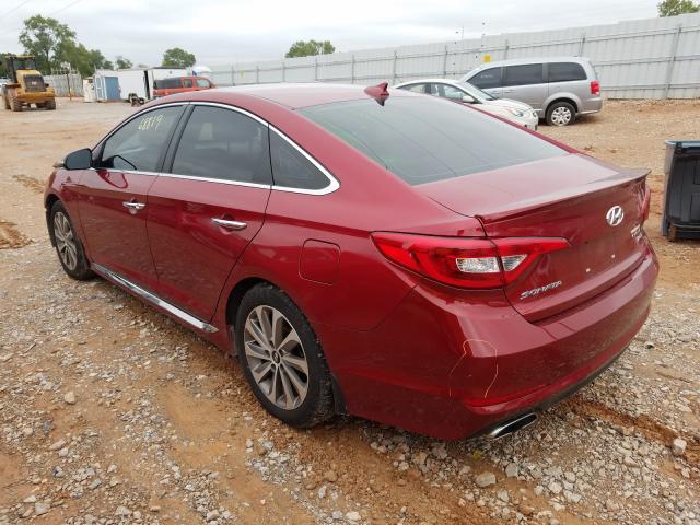 Photo 2 VIN: 5NPE34AFXFH066722 - HYUNDAI SONATA SPO 