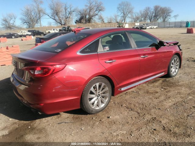 Photo 3 VIN: 5NPE34AFXFH079177 - HYUNDAI SONATA 