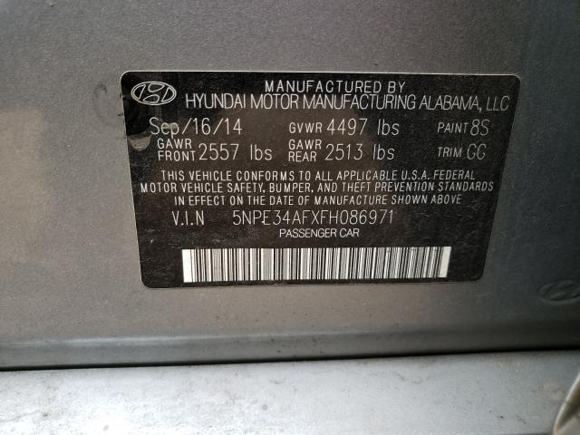 Photo 9 VIN: 5NPE34AFXFH086971 - HYUNDAI SONATA SPO 