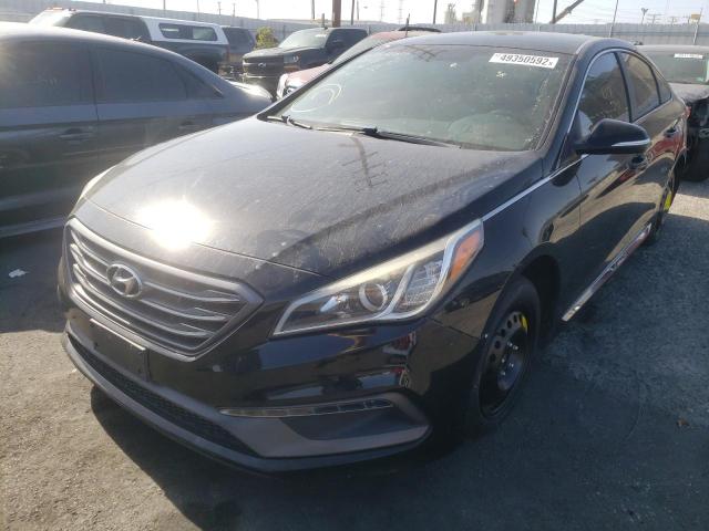 Photo 1 VIN: 5NPE34AFXFH089689 - HYUNDAI SONATA SPO 