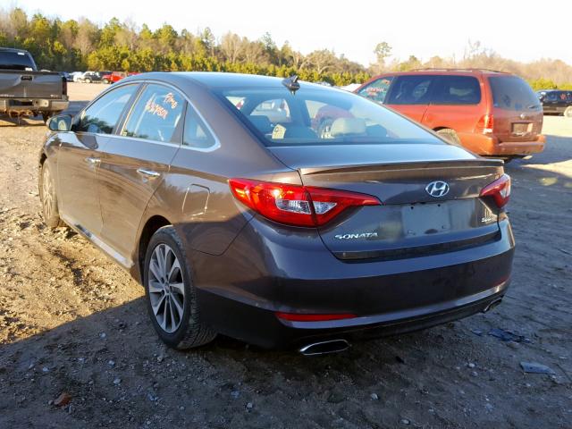 Photo 2 VIN: 5NPE34AFXFH090325 - HYUNDAI SONATA SPO 