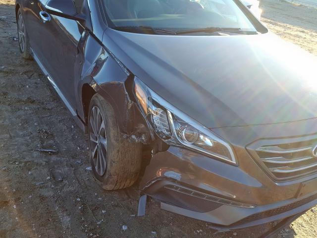 Photo 8 VIN: 5NPE34AFXFH090325 - HYUNDAI SONATA SPO 