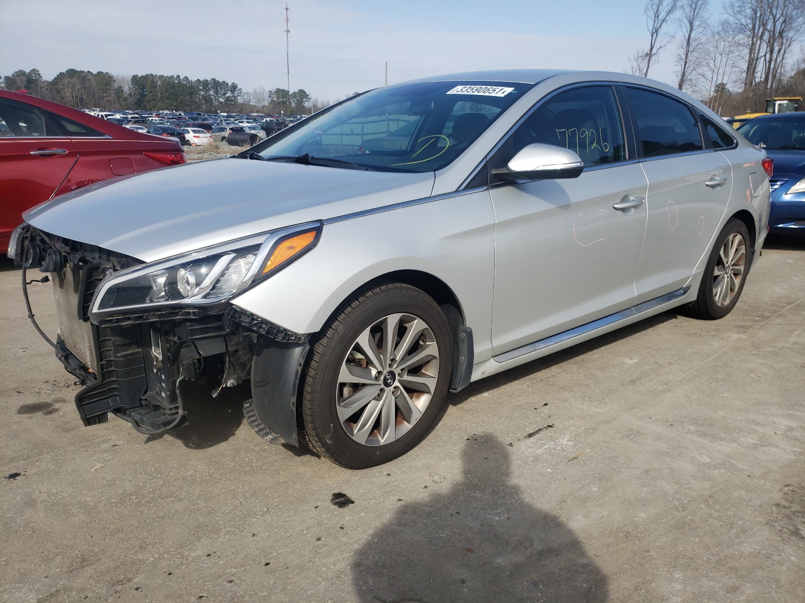 Photo 1 VIN: 5NPE34AFXFH098893 - HYUNDAI SONATA 