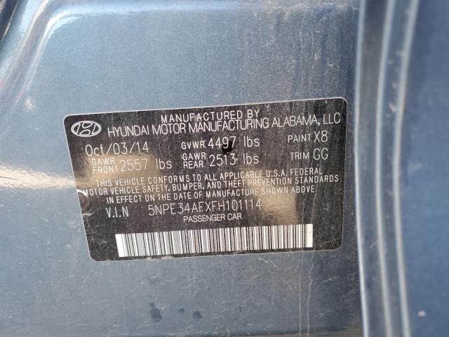 Photo 11 VIN: 5NPE34AFXFH101114 - HYUNDAI SONATA SPO 