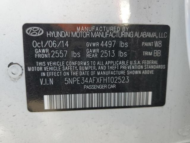 Photo 11 VIN: 5NPE34AFXFH102523 - HYUNDAI SONATA SPO 