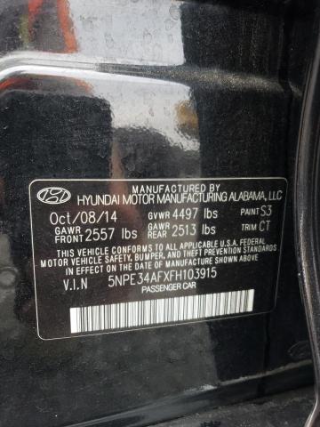 Photo 11 VIN: 5NPE34AFXFH103915 - HYUNDAI SONATA SPO 