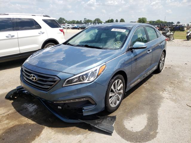 Photo 1 VIN: 5NPE34AFXFH105857 - HYUNDAI SONATA 