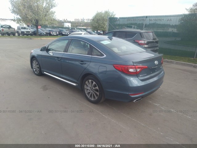 Photo 2 VIN: 5NPE34AFXFH105907 - HYUNDAI SONATA 