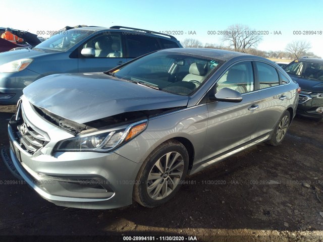 Photo 1 VIN: 5NPE34AFXFH111738 - HYUNDAI SONATA 