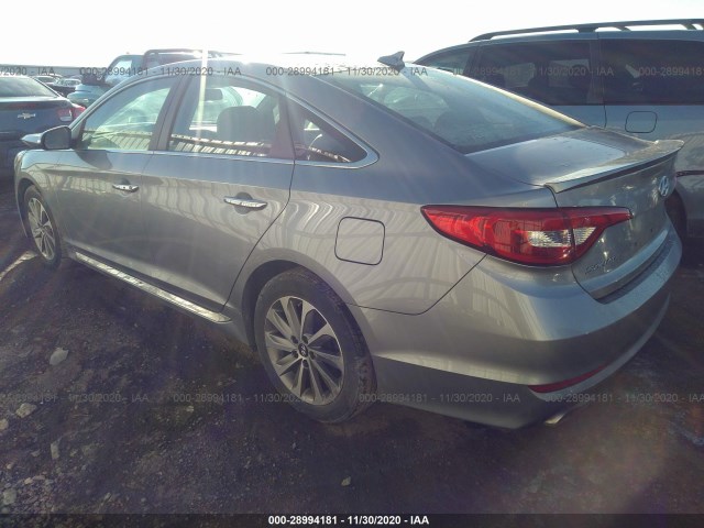 Photo 2 VIN: 5NPE34AFXFH111738 - HYUNDAI SONATA 