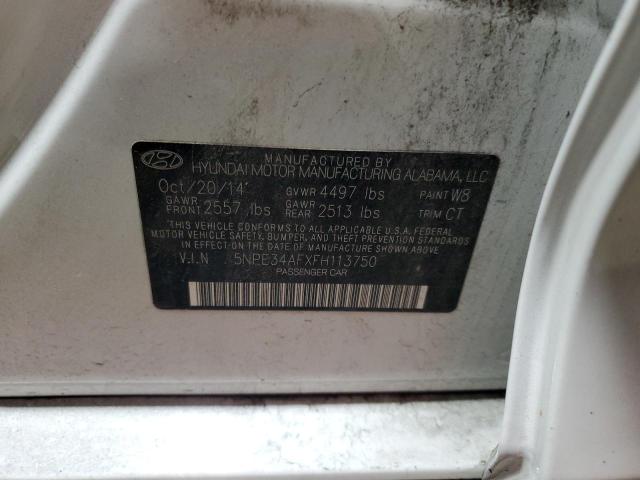 Photo 12 VIN: 5NPE34AFXFH113750 - HYUNDAI SONATA SPO 