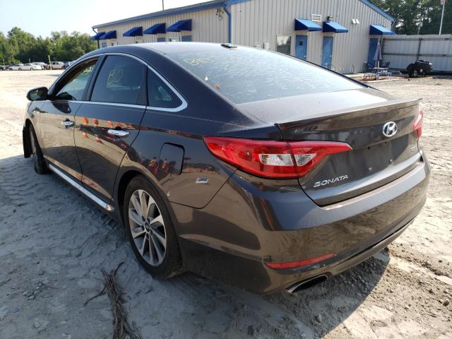 Photo 2 VIN: 5NPE34AFXFH118849 - HYUNDAI SONATA SPO 