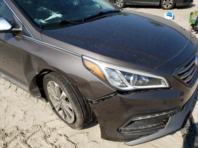 Photo 8 VIN: 5NPE34AFXFH118849 - HYUNDAI SONATA SPO 