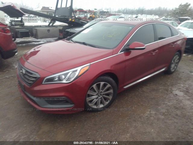 Photo 1 VIN: 5NPE34AFXFH122187 - HYUNDAI SONATA 