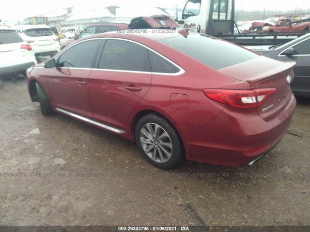 Photo 2 VIN: 5NPE34AFXFH122187 - HYUNDAI SONATA 