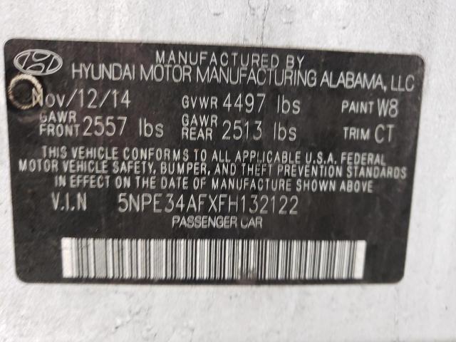 Photo 9 VIN: 5NPE34AFXFH132122 - HYUNDAI SONATA SPO 