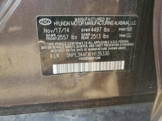 Photo 11 VIN: 5NPE34AFXFH135330 - HYUNDAI SONATA 