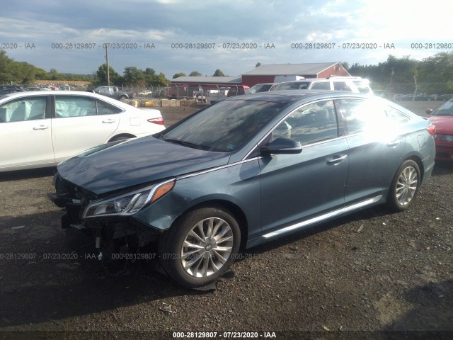 Photo 1 VIN: 5NPE34AFXFH142360 - HYUNDAI SONATA 