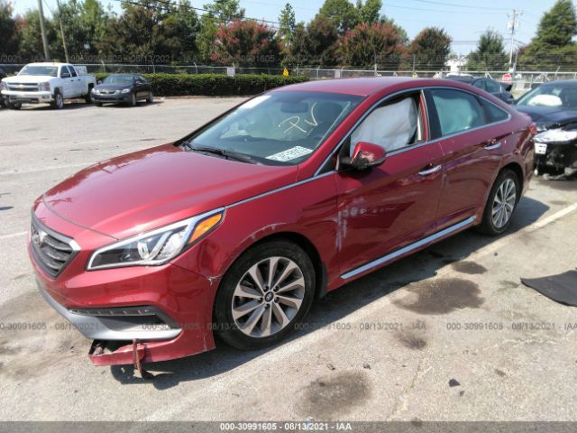 Photo 1 VIN: 5NPE34AFXFH148188 - HYUNDAI SONATA 