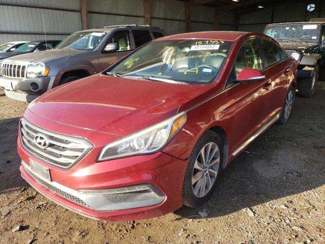 Photo 1 VIN: 5NPE34AFXFH157358 - HYUNDAI SONATA SPO 