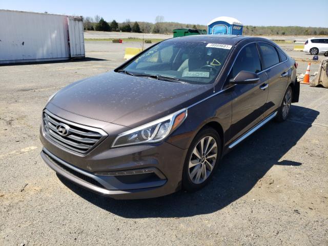 Photo 1 VIN: 5NPE34AFXFH187248 - HYUNDAI SONATA SPO 