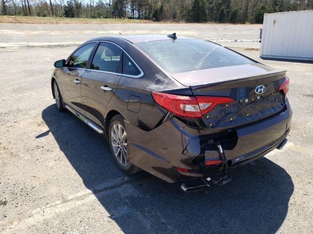 Photo 2 VIN: 5NPE34AFXFH187248 - HYUNDAI SONATA SPO 