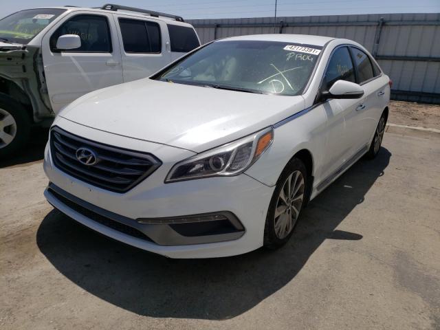 Photo 1 VIN: 5NPE34AFXFH191476 - HYUNDAI SONATA SPO 