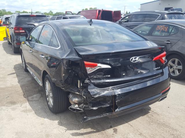 Photo 2 VIN: 5NPE34AFXFH201472 - HYUNDAI SONATA SPO 