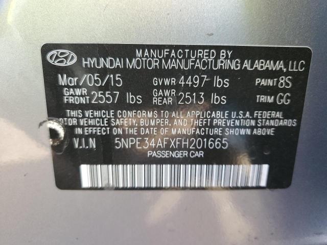 Photo 11 VIN: 5NPE34AFXFH201665 - HYUNDAI SONATA SPO 