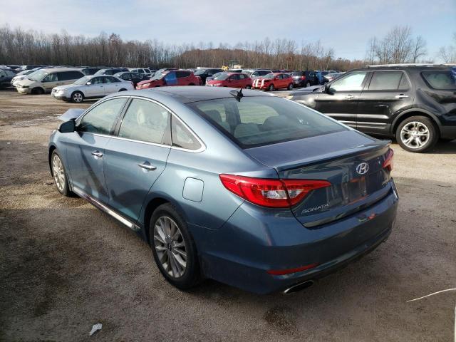 Photo 2 VIN: 5NPE34AFXFH207224 - HYUNDAI SONATA SPO 