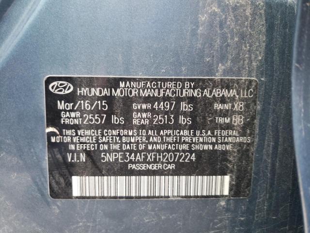 Photo 9 VIN: 5NPE34AFXFH207224 - HYUNDAI SONATA SPO 