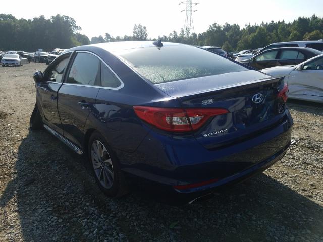 Photo 2 VIN: 5NPE34AFXFH208986 - HYUNDAI SONATA SPO 