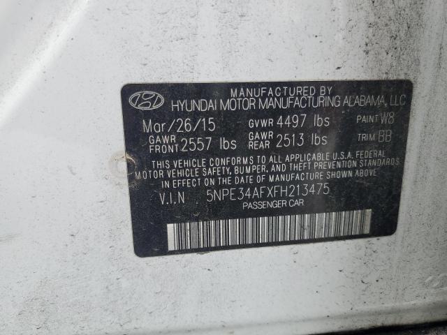 Photo 11 VIN: 5NPE34AFXFH213475 - HYUNDAI SONATA SPO 