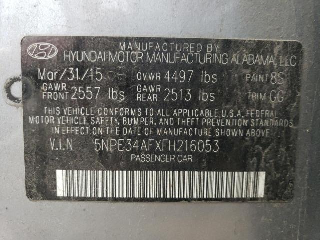 Photo 11 VIN: 5NPE34AFXFH216053 - HYUNDAI SONATA SPO 