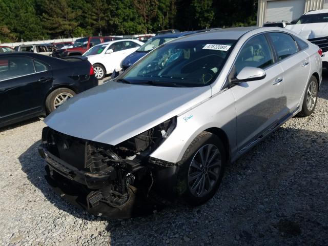 Photo 1 VIN: 5NPE34AFXFH216439 - HYUNDAI SONATA SPO 